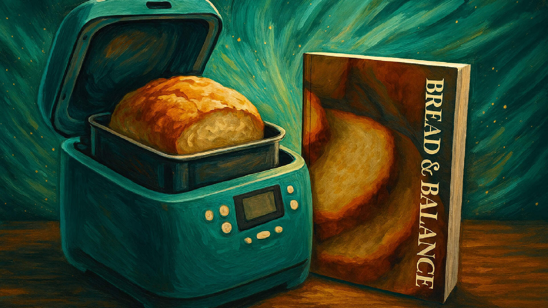 Freshly baked homemade bread loaf demonstrating an effortless bread making method.